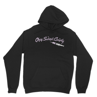 Obey. Submit. Comply. Vaccine Classic Adult Hoodie