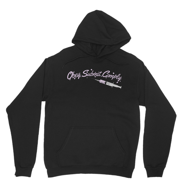 Obey. Submit. Comply. Vaccine Classic Adult Hoodie