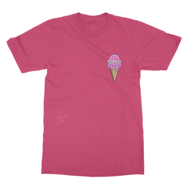Obey. Submit. Comply. Ice cream Classic Adult T-Shirt