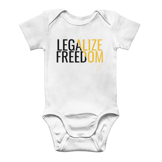 Buy white Legalize Freedom Classic Baby Onesie Bodysuit