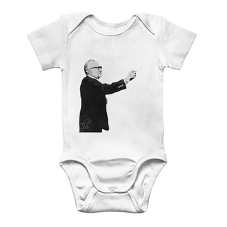 Buy white Taxation is Robbery Rothbard B&W Classic Baby Onesie Bodysuit