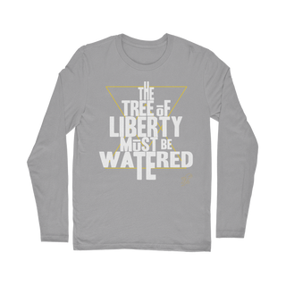 Buy light-grey The Tree Must Be Watered Classic Long Sleeve T-Shirt