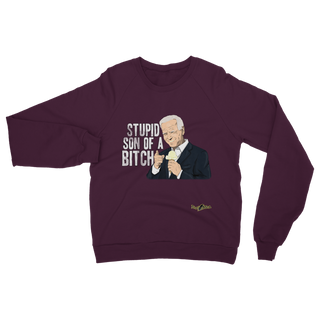 Buy burgundy Stupid SOB Classic Adult Sweatshirt