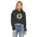 Thomas Swole Ladies Cropped Raw Edge Hoodie
