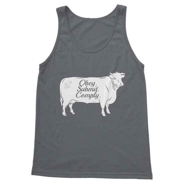 Obey. Submit. Comply. Cattle Classic Adult Vest Top