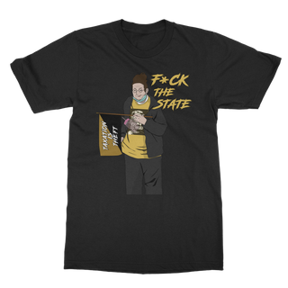 Buy black F*CK The State Classic Adult T-Shirt