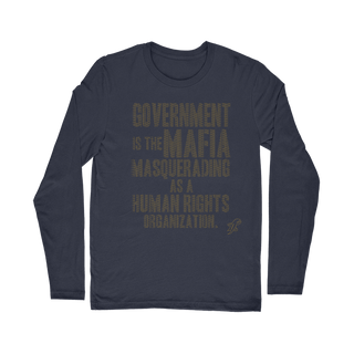 Buy navy Government is the Mafia Classic Long Sleeve T-Shirt