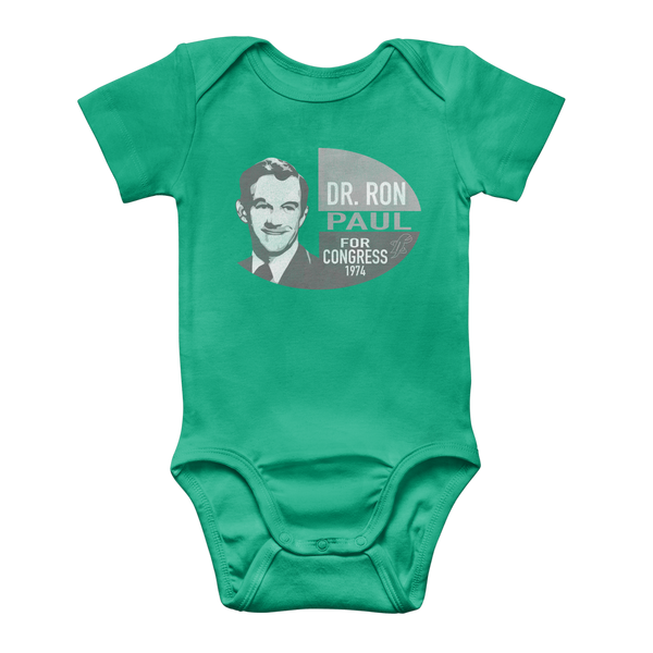 Ron Paul for Congress B&W Classic Baby Onesie Bodysuit