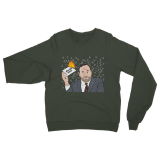 Buy olive-green Index Card of Allowable Opinion Classic Adult Sweatshirt