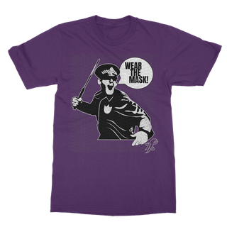 Buy purple Wear the Mask Classic Adult T-Shirt