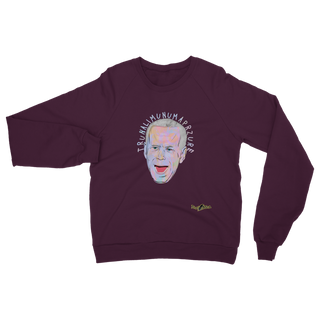 Buy burgundy TRUNALIMUNUMAPRZURE Classic Adult Sweatshirt
