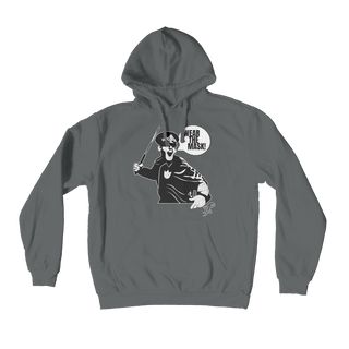Buy dark-grey Wear the Mask Premium Adult Hoodie