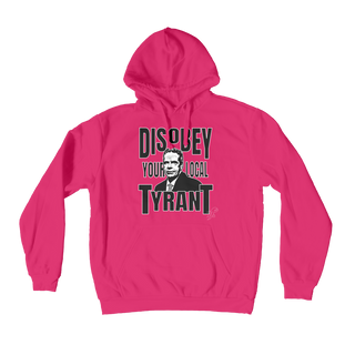 Buy hot-pink Disobey Cuomo Premium Adult Hoodie