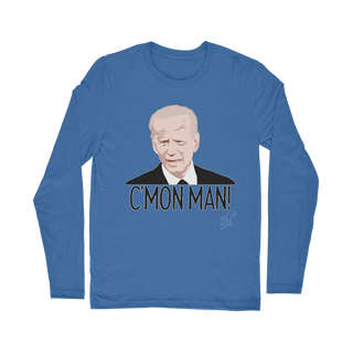 Buy royal C’mon Man Biden Classic Long Sleeve T-Shirt