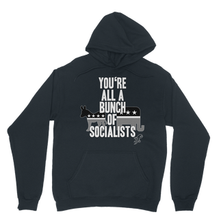 Buy navy You’re All A Bunch Of Socialists Classic Adult Hoodie