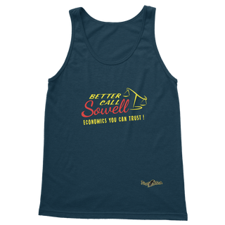 Buy navy Better Call Sowell Classic Adult Vest Top
