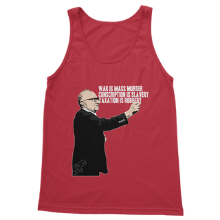 Buy red Taxation is Robbery Rothbard Classic Adult Vest Top