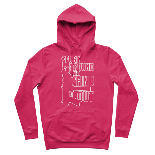 Fuck Around and Find Out Premium Adult Hoodie