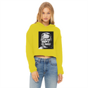 Epstein Didn’t Kill Himself Ladies Cropped Raw Edge Hoodie
