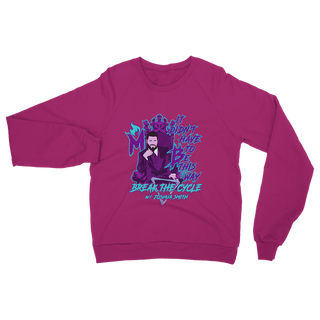 Buy hot-pink It didn’t have to BTC Classic Adult Sweatshirt