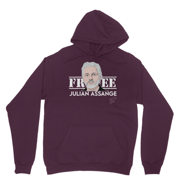 Free Assange Classic Adult Hoodie