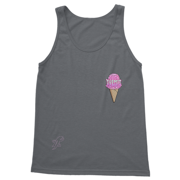 Obey. Submit. Comply. Ice cream Classic Adult Vest Top