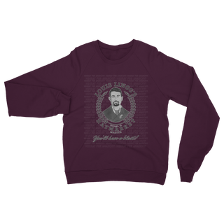 Buy burgundy Hooray For Anarchy LL Classic Adult Sweatshirt