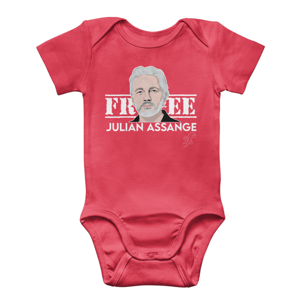 Free Assange Classic Baby Onesie Bodysuit