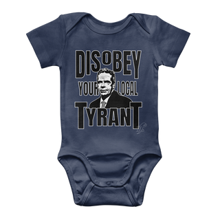 Buy navy Disobey Cuomo Classic Baby Onesie Bodysuit