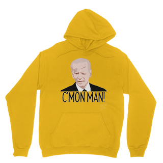 Buy gold C’mon Man Biden Classic Adult Hoodie