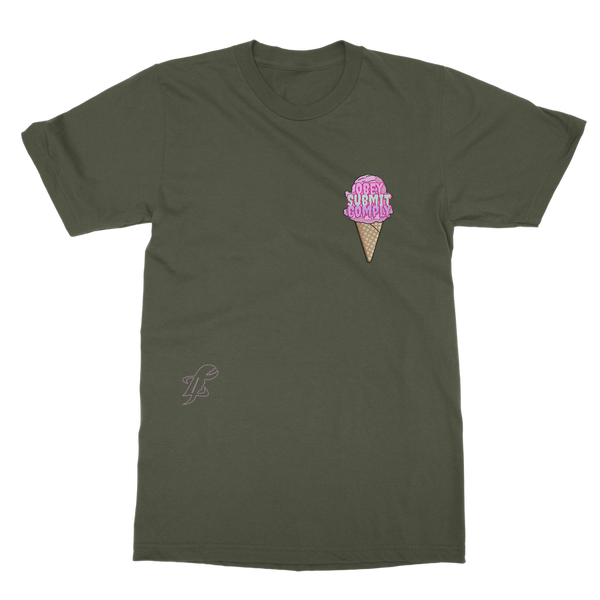 Obey. Submit. Comply. Ice cream Classic Adult T-Shirt
