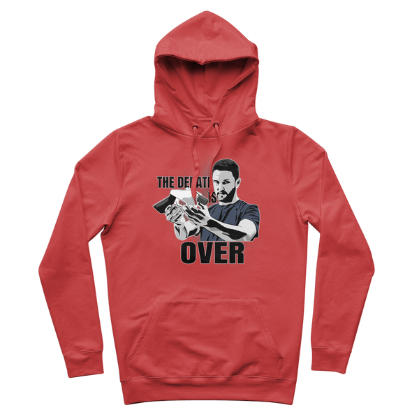 The Debate is Over Premium Adult Hoodie