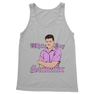 Buy light-grey White Boy Summer Classic Adult Vest Top
