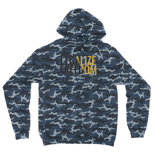 Legalize Freedom Camouflage Adult Hoodie