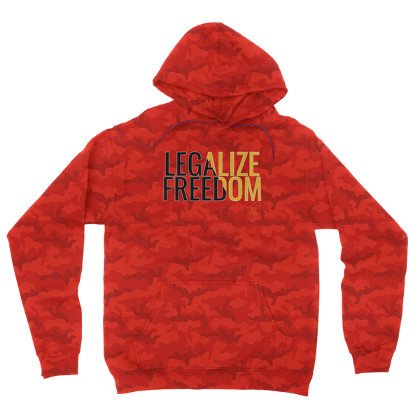 Legalize Freedom Camouflage Adult Hoodie