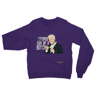 Buy purple Stupid SOB Classic Adult Sweatshirt