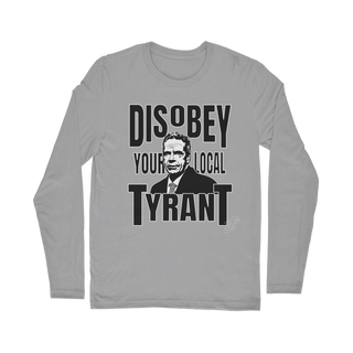 Buy light-grey Disobey Cuomo Classic Long Sleeve T-Shirt