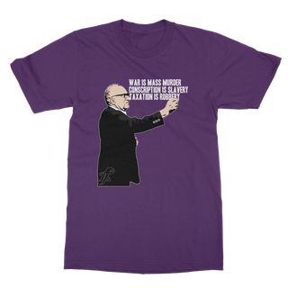 Buy purple Taxation is Robbery Rothbard Classic Adult T-Shirt