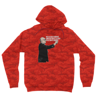 Buy red-camo Taxation is Robbery Rothbard Camouflage Adult Hoodie