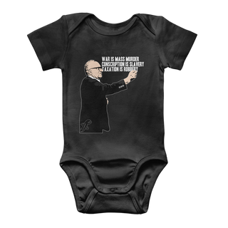 Taxation is Robbery Rothbard Classic Baby Onesie Bodysuit