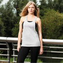 Obey. Submit. Comply. Vaccine Women's Loose Racerback Tank Top