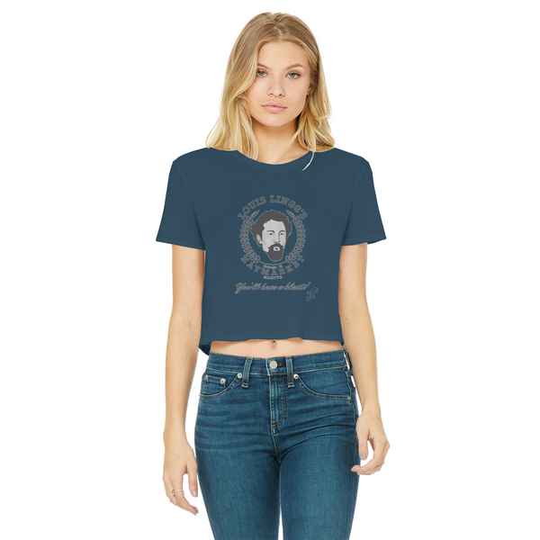 Haymarket Martyr Classic Women's Cropped Raw Edge T-Shirt