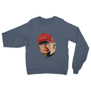 Buy airforce-blue Joker Trump Classic Adult Sweatshirt