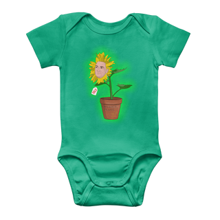 Buy kelly-green Obvious Plant Classic Baby Onesie Bodysuit