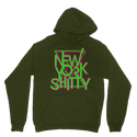 New York Shitty Retro Classic Adult Hoodie