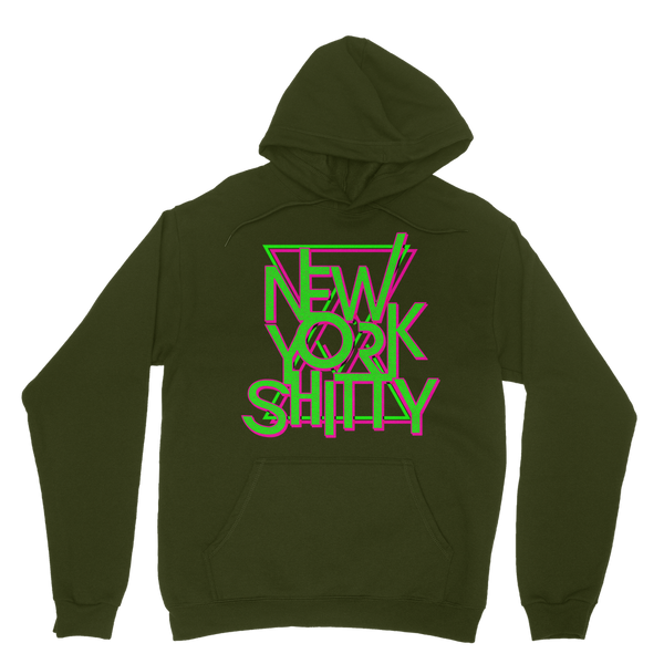 New York Shitty Retro Classic Adult Hoodie