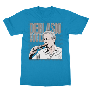Buy sapphire DiBlasio Sucks Classic Adult T-Shirt