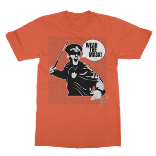 Buy orange Wear the Mask Classic Adult T-Shirt