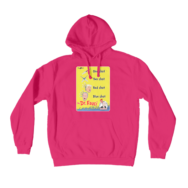 One shot, Two shot Premium Adult Hoodie