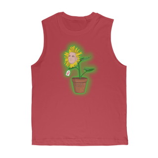 Buy red Obvious Plant Classic Adult Muscle Top